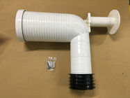 Injection Processing Toilet Drain Pipe 4 Inch PP Elbow Wall Toilet Accessories