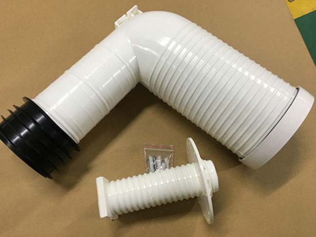 Injection Processing Toilet Drain Pipe 4 Inch PP Elbow Wall Toilet Accessories