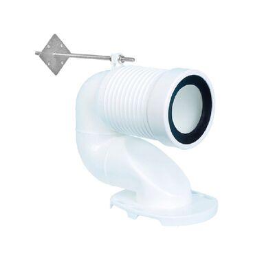 Фитинг для сливной трубы унитаза, прямая труба для соединения слива в стене со сливом в полу, универсальный переходник