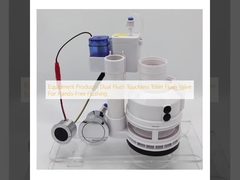 Оборудование производит двойной сброс без прикосновения к туалету сброс клапана для сброса воды без рук