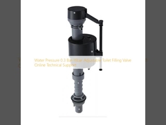 Давление воды 0,3 бар-16бар Регулируемый клапан для заполнения туалета Онлайн техническая поддержка