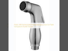 Пластмассовый ABS электропластированный пулемет под давлением для туалетного компаньона