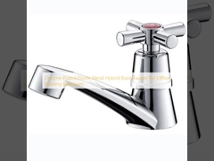 Хромованный гибридный бассейн из металлического пластика для офисной ванной