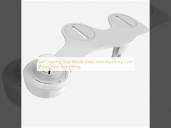 Самоочищающаяся двойная сосна Бедетный туалетный аксессуар холодной воды