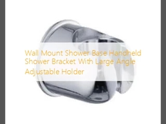 Настенный душ с подставкой ручной душевой стойки с регулируемым держателем под большим углом