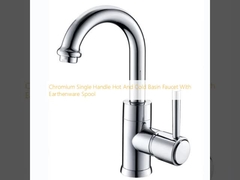 Хромный однорукавный водопровод для горячего и холодного бассейна с глиняным катушкой