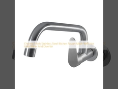 Хромовое отделение нержавеющей стали для кухонного крана смеситель с горячей холодной водой и дивертором