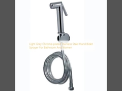 Светло-серое хром-покрытие из нержавеющей стали для ванной комнаты и женщин