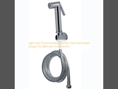 Светло-серое хром-покрытие из нержавеющей стали для ванной комнаты и женщин