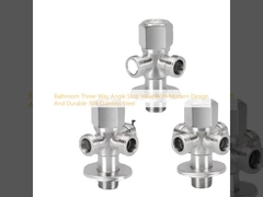 Ванный трехугольный клапан с современным дизайном и прочной нержавеющей стали 304