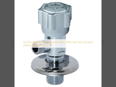 Клапан углового клапана для ванной комнаты полного поворота с пломбой для испытания на 100% утечки и онлайн-технической поддержкой