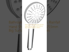 Ванная комната 5 Способы распыления Дождь Ручная душевая головка 122*255 мм Большая поверхность Санитарные изделия