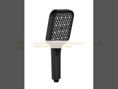 Высокое давление ручной монтируемый на стене душ полированный для ванной дождь