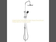 Одноприкосновение холодный и горячий душ водопровод Круглый дизайн ванной душевой системы