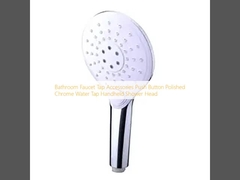 Аксессуары для ванного крана Кнопка полированный хром водопровод Ручная душа