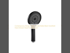 Современный дизайн однорукавный матовый черный ручной душ для ванной