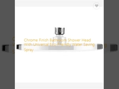 Хромная отделка душевой ванной с универсальным экологически чистым спреем для сбережения воды