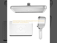 Полированная высокое давление настенная установка ручной головка душевой Душевая головка