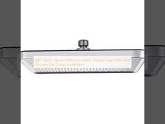 АБС Пластиковый квадратный ванный мойка Душевая головка с хромной вершиной