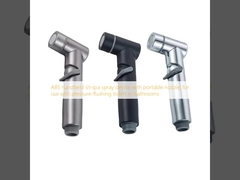 Ручной биде-распылитель из АБС-пластика с портативной насадкой, для использования с туалетами с напорным смывом в ванных комнатах