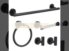 Набор аксессуаров для ванной комнаты, набор полотенцесушителей из нержавеющей стали, переносная вешалка для полотенец, держатель туалетной бумаги, перфорированный крючок, подвесные аксессуары для ванной комнаты