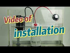 Двухклапанный смыв для унитаза с сертификацией CE, новый тип, двойной кабель, ABS-пластик, для ванной комнаты, для писсуара