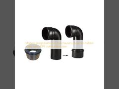 Современный дизайн ванной туалетный кран подключения скрытый резервуар воды HDPE выходной локоть трубы