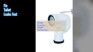 Соединитель туалетной трубы устраняет утечки